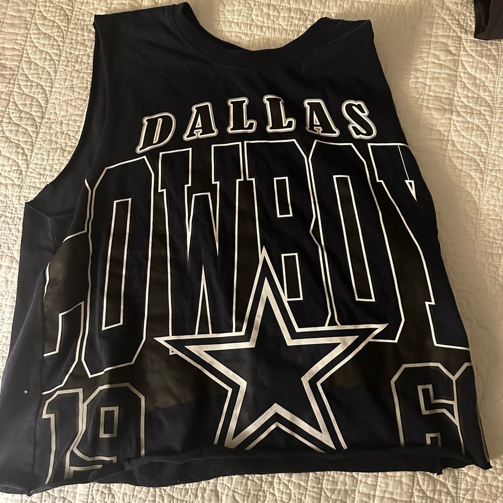 NFL Kids Dallas Cowboys Navy Tank Top